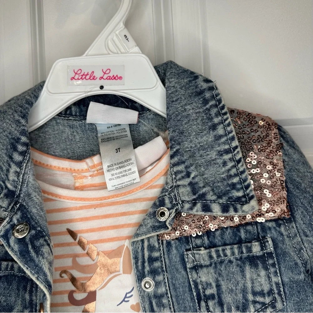 Little Lass Dress & Jacket Set‎ Size 3T NWT - Picture 3 of 3